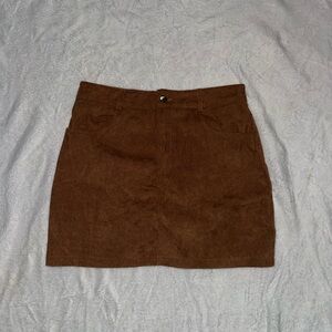 SHEIN Brown Mini Skirt